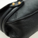 GUCCI Horsebit Schultertasche Leder Schwarz Gold 159402 Auth 178489SAV-9