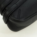 GUCCI Horsebit Schultertasche Leder Schwarz Gold 159402 Auth 178489SAV-16