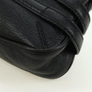 GUCCI Horsebit Schultertasche Leder Schwarz Gold 159402 Auth 178489SAV-17