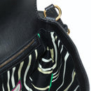 GUCCI Horsebit Schultertasche Leder Schwarz Gold 159402 Auth 178489SAV-21