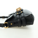 GUCCI Horsebit Schultertasche Leder Schwarz Gold 159402 Auth 178489SAV-3