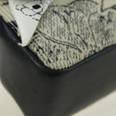 CHANEL Matelasse 25 Chain Shoulder Bag Corduroy White Gold CC Auth 178492SAM-10