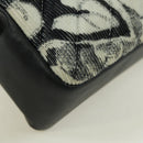 CHANEL Matelasse 25 Chain Shoulder Bag Corduroy White Gold CC Auth 178492SAM-12