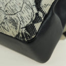 CHANEL Matelasse 25 Chain Shoulder Bag Corduroy White Gold CC Auth 178492SAM-13