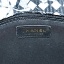 CHANEL Matelasse 25 Chain Shoulder Bag Corduroy White Gold CC Auth 178492SAM-18