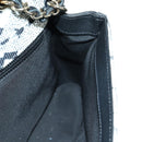 CHANEL Matelasse 25 Chain Shoulder Bag Corduroy White Gold CC Auth 178492SAM-20