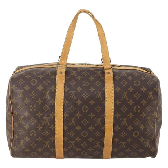LOUIS VUITTON Monogram Sac Souple 45 Boston Bag M41624 LV Auth 178493