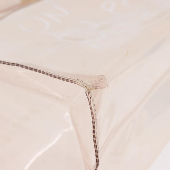 HERMES Vinyl Kelly Hand Bag Vinyl Clear Auth 178501