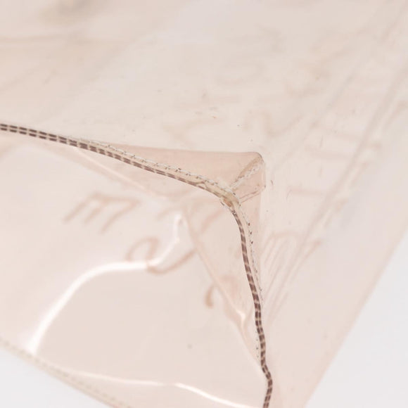 HERMES Vinyl Kelly Hand Bag Vinyl Clear Auth 178501
