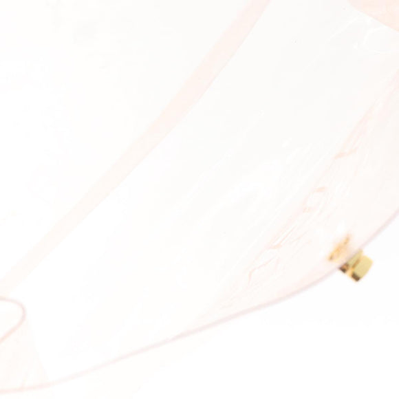 HERMES Vinyl Kelly Hand Bag Vinyl Clear Auth 178501