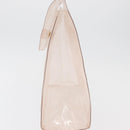 HERMES Vinyl Kelly Hand Bag Vinyl Clear Auth 178501-3