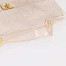 HERMES Vinyl Kelly Hand Bag Vinyl Clear Auth 178501-7