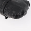 PRADA Shoulder Bag Leather Black Auth 178507A-13