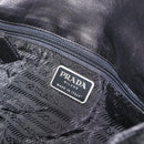 PRADA Shoulder Bag Leather Black Auth 178507A-16