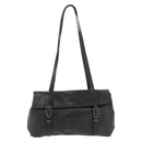 PRADA Shoulder Bag Leather Black Auth 178507A-2