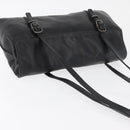 PRADA Shoulder Bag Leather Black Auth 178507A-6