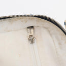 CHANEL By Sea Line Tote Bag Canvas Wit Zilver CC Auth 178508-21