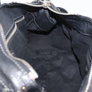Chloe Paddington Hand Bag Leather Black Silver gold Auth 178515A-21