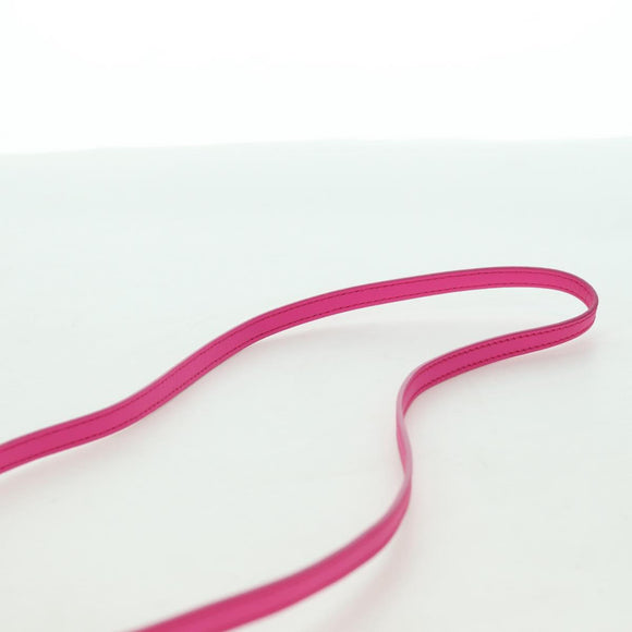 LOEWE Anagram Shoulder Bag Raffia Pink Auth 178517SAM