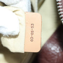 Chloe Paddington Shoulder Bag Leather Brown Gold Silver Auth 178518V-11