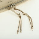 Chloe Paddington Hand Bag Leather White Silver Auth 178520V-18