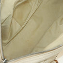 Chloe Paddington Hand Bag Leather White Silver Auth 178520V-26