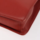 Chloe Hand Bag Leather Red Auth 178521A-14