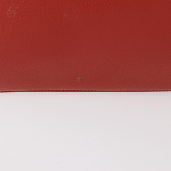 Chloe Hand Bag Leather Red Auth 178521A