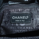 CHANEL Coco Mademoiselle Shoulder Bag Leather Black Silver CC Auth 178522SAM-23