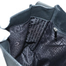 CHANEL Coco Mademoiselle Shoulder Bag Leather Black Silver CC Auth 178522SAM-25