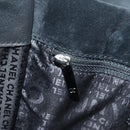 CHANEL Coco Mademoiselle Shoulder Bag Leather Black Silver CC Auth 178522SAM-26