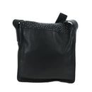 CHANEL Coco Mademoiselle Shoulder Bag Leather Black Silver CC Auth 178522SAM-2