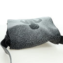 CHANEL Coco Mademoiselle Shoulder Bag Leather Black Silver CC Auth 178522SAM-6