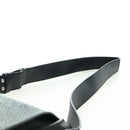 CHANEL Coco Mademoiselle Shoulder Bag Leather Black Silver CC Auth 178522SAM-14