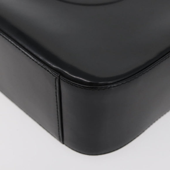 GUCCI Soho Shoulder Bag Patent leather Black Silver 000 0506 Auth 178524