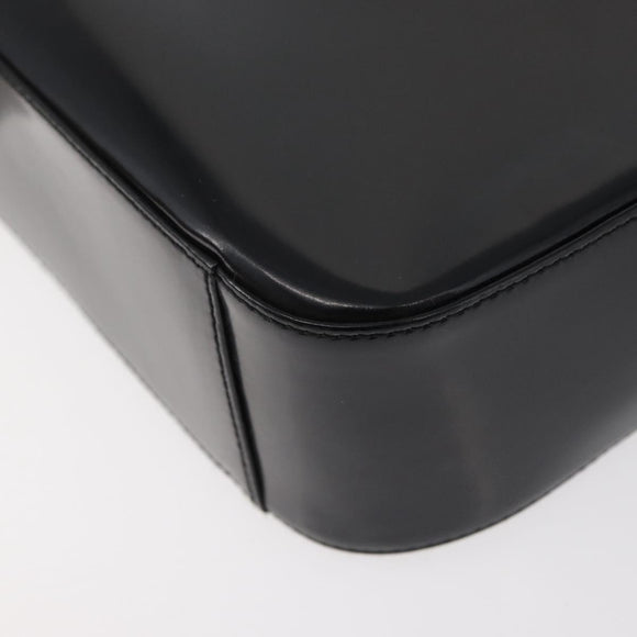 GUCCI Soho Shoulder Bag Patent leather Black Silver 000 0506 Auth 178524