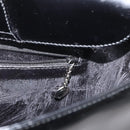 GUCCI Soho Shoulder Bag Patent leather Black Silver 000 0506 Auth 178524-18