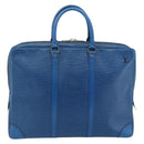 LOUIS VUITTON Epi Porte Documents Voyage Business Bag Blue M41144 LV Auth 178528-2
