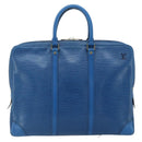 LOUIS VUITTON Epi Porte Documents Voyage Business Bag Blue M41144 LV Auth 178528-3