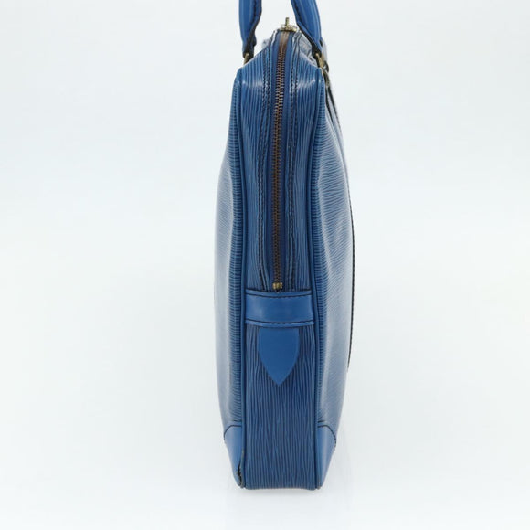 LOUIS VUITTON Epi Porte Documents Voyage Business Bag Blue M41144 LV Auth 178528