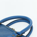 LOUIS VUITTON Epi Porte Documents Voyage Business Bag Blue M41144 LV Auth 178528-8