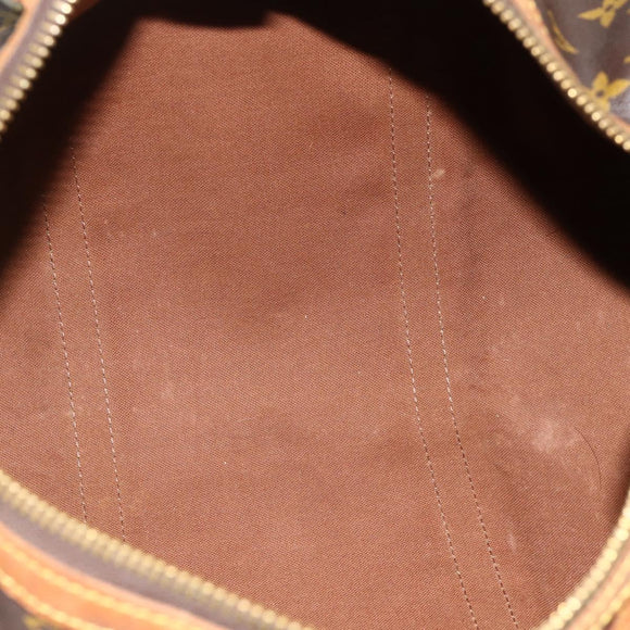 LOUIS VUITTON Monogram Sac Souple 35 Boston Bag M41626 LV Auth 178530