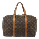 LOUIS VUITTON Monogram Sac Souple 35 Boston Bag M41626 LV Auth 178530-2