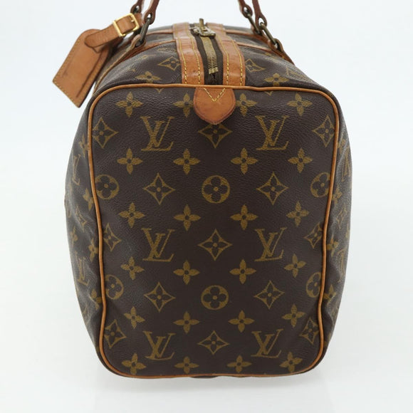 LOUIS VUITTON Monogram Sac Souple 35 Boston Bag M41626 LV Auth 178530