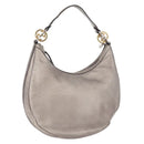 GUCCI GG Canvas GG Twin Guccissima Bag Leather Silver 232962 Auth 178533V-1