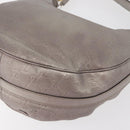 GUCCI GG Canvas GG Twin Guccissima Bag Leather Silver 232962 Auth 178533V-13