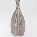 GUCCI GG Canvas GG Twin Guccissima Bag Leather Silver 232962 Auth 178533V-4