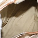 Chloe Paddington Hand Bag Leather Gold Silver Auth 178535A-17