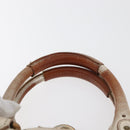 Chloe Paddington Hand Bag Leather Gold Silver Auth 178535A-8