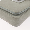 LOUIS VUITTON Taurillon Vertical Wearable Wallet Bag Gray M82568 LV Auth 178538V-9